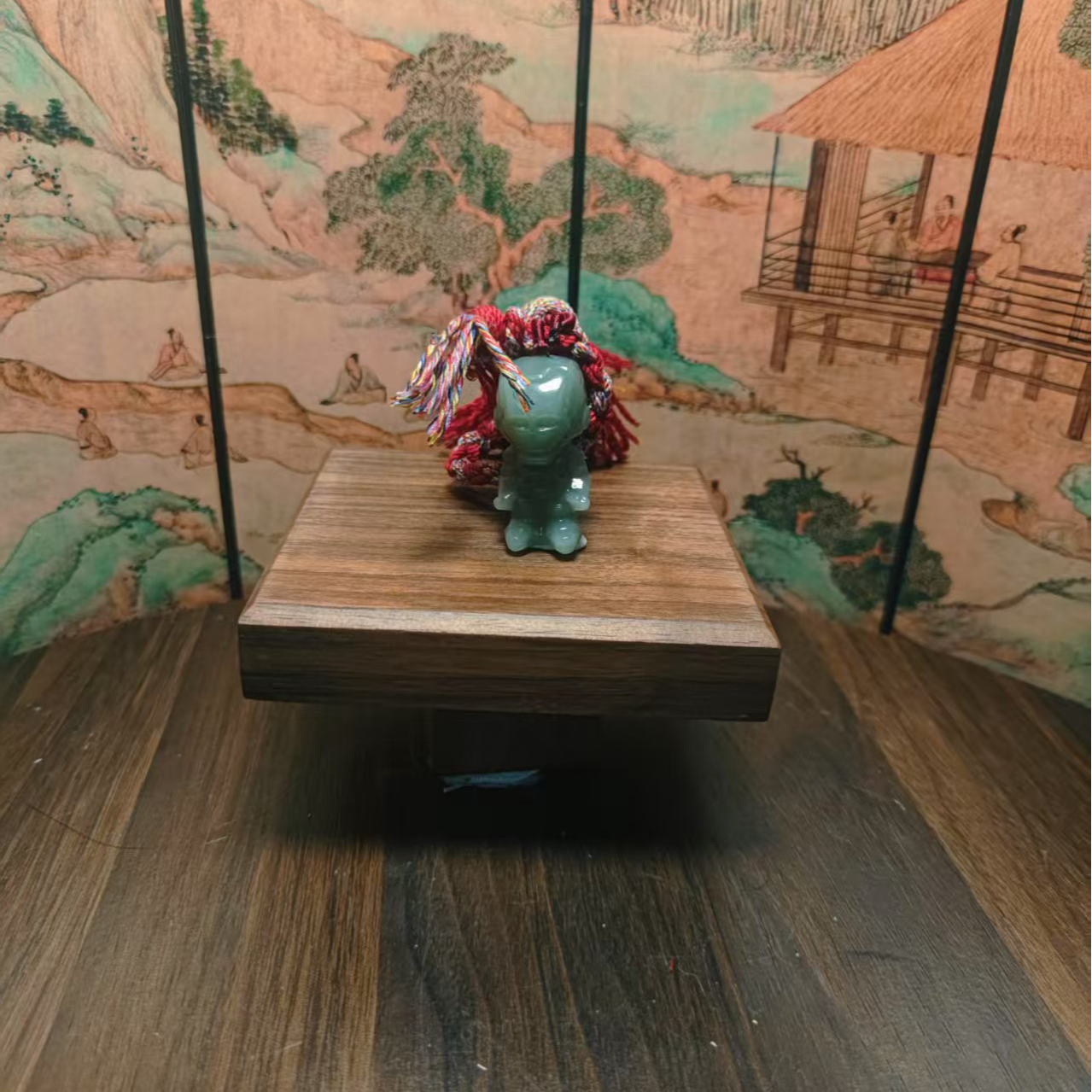 W和田玉卡通手把1358