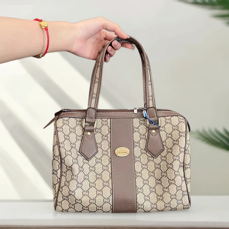 95新 GUCCI/古驰 兔兔奢J/古驰手提波士顿/26052