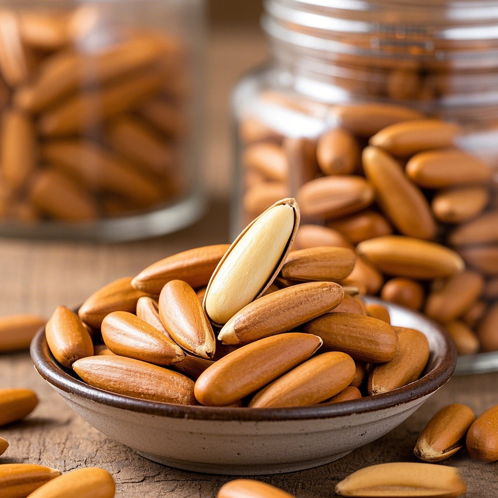 【专属优选】新货手剥阿富汗松子500g罐装巴西松子坚果零食