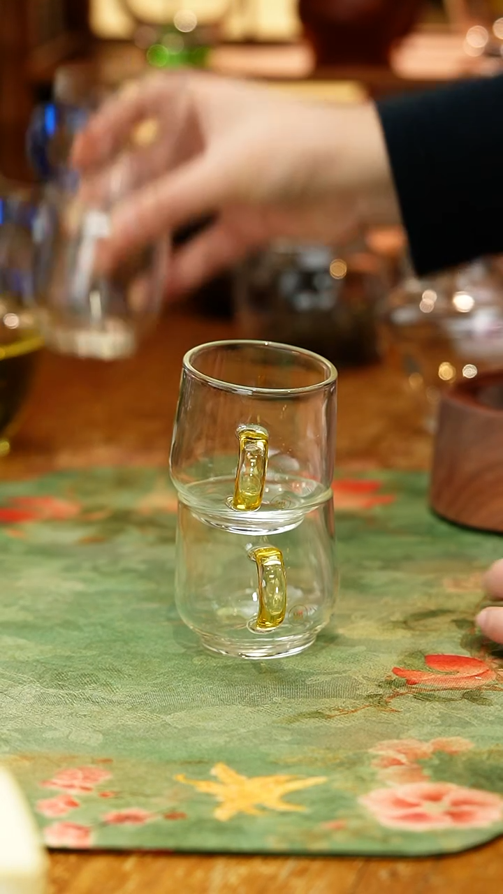 璃享/水月杯2入/浅黄/不批发