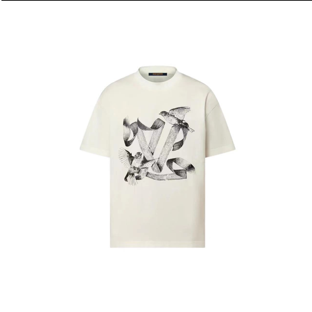 全新未使用 LouisVuitton/路易威登 LF胸前和平鸽印花LOGO HPY83W