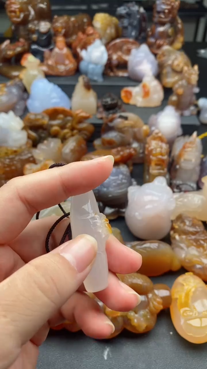 【闪购商品】玛瑙/玉髓吊坠(不含链)未镶嵌1