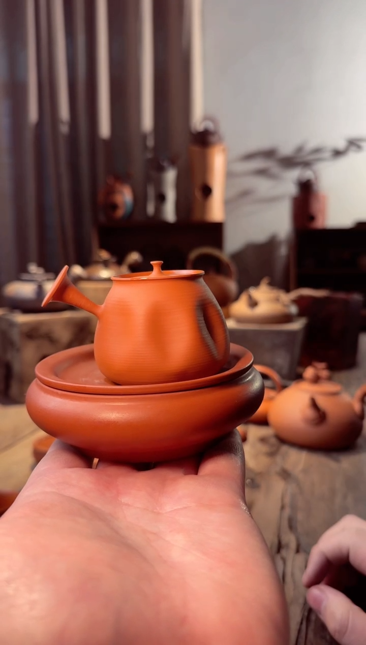 【闪购商品】壶120CC就饿潮州鸡蛋黄纯手拉泡茶壶