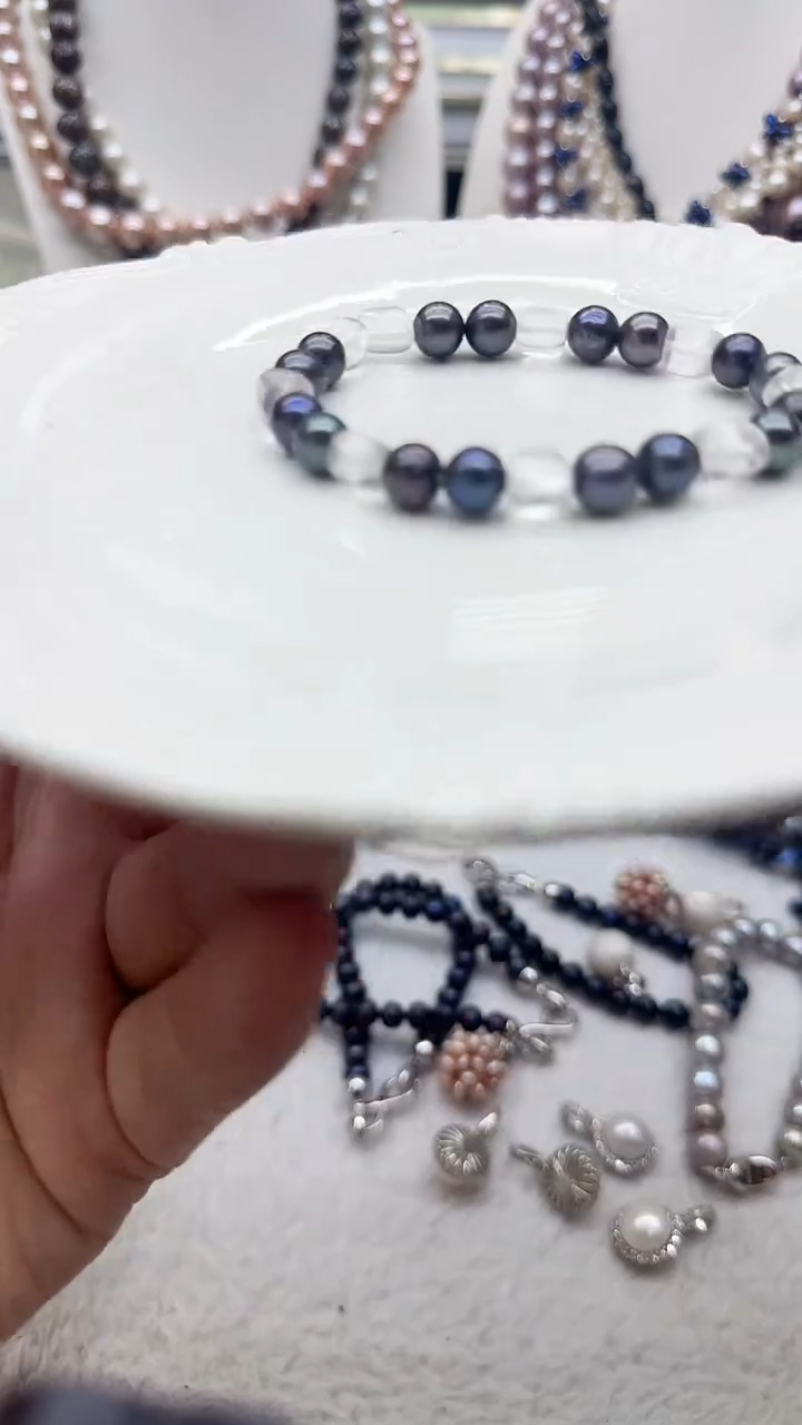 淡水珍珠未镶嵌套链7