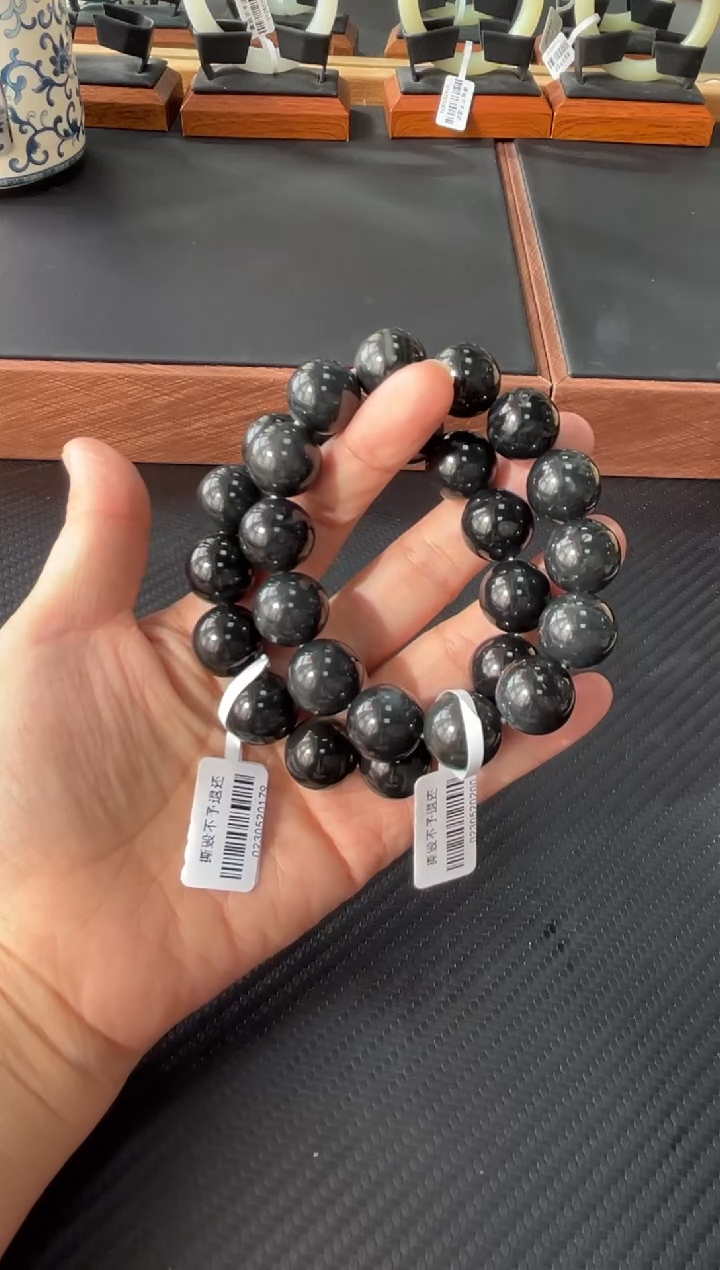 未镶嵌手串和田玉若羌微色差卡16多样性发货拍一发一M