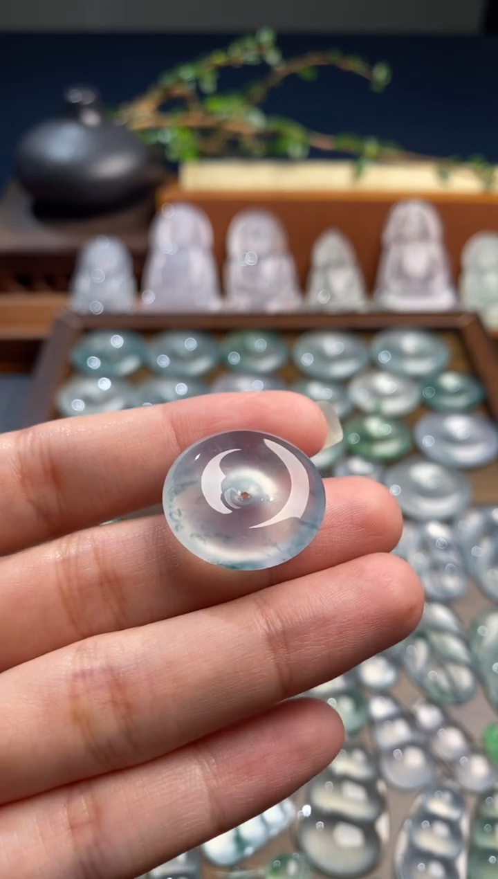 吊坠(不含链)未镶嵌翡翠扣子