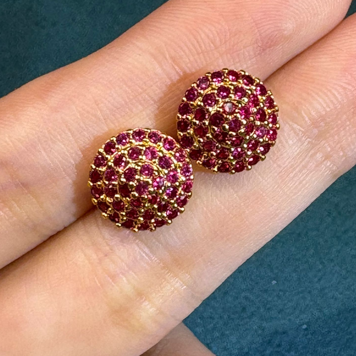 《高端定制》高贵奢藏级红宝石耳钉388