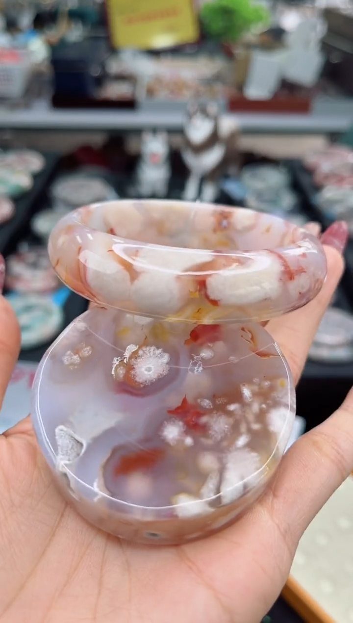 【闪购商品】石英质玉手镯未镶嵌61圈口（赠品镯心）6658124