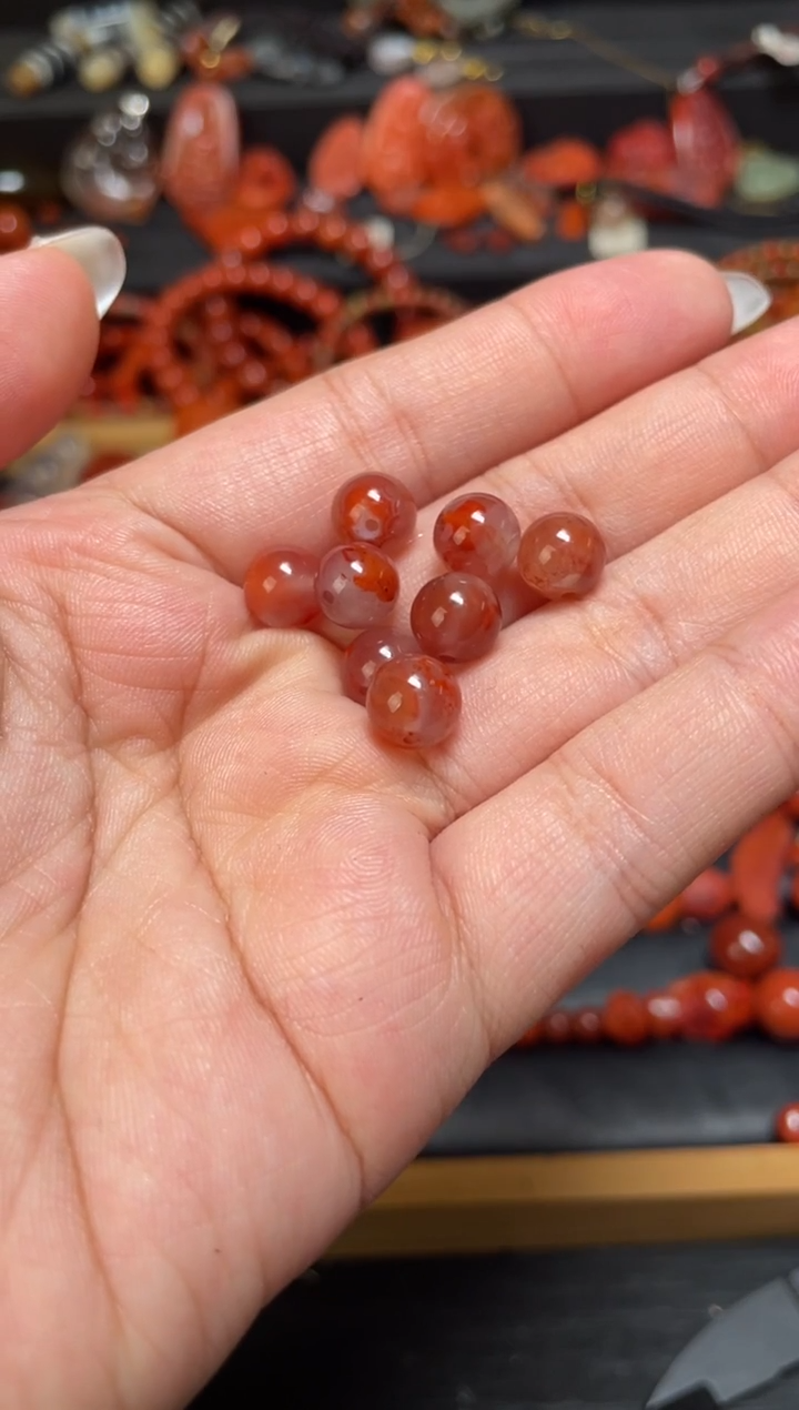 未镶嵌7南红玛瑙配饰---7+