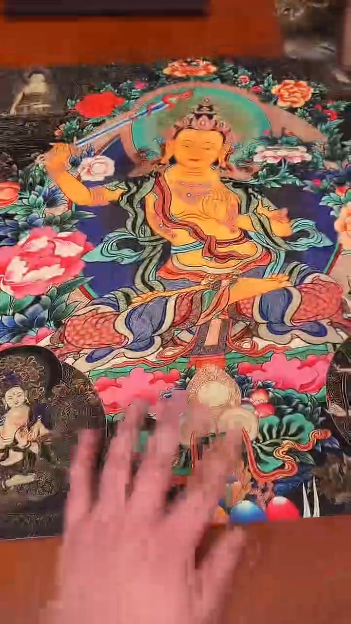 装裱画精美唐卡tk16012