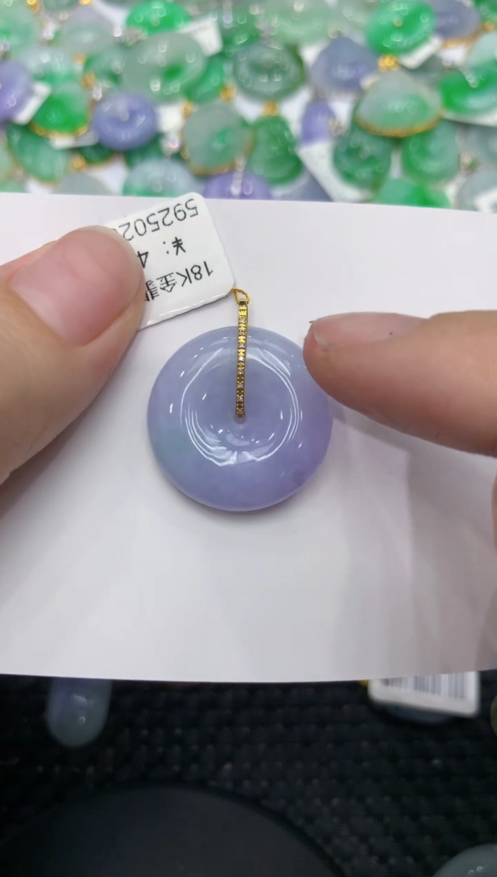 【闪购商品】翡翠颈饰18K金镶嵌111111111111