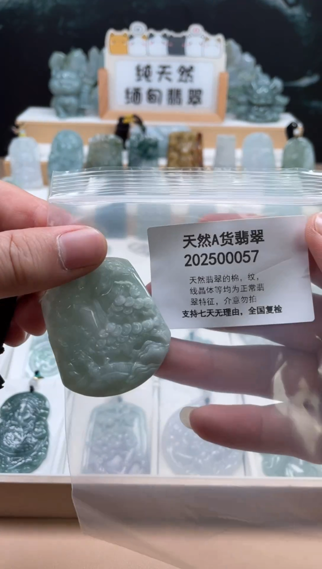 颈饰未镶嵌翡翠翠峰翡翠202512090057