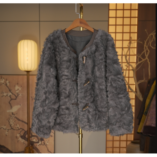 【云想佐老板-裘光凝华】中式重工冬季外套3970