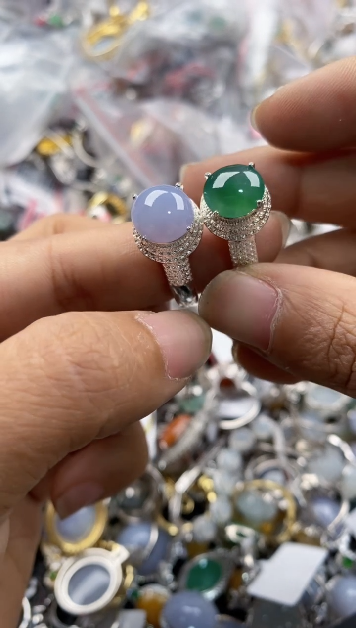 未镶嵌戒指翡翠666                5