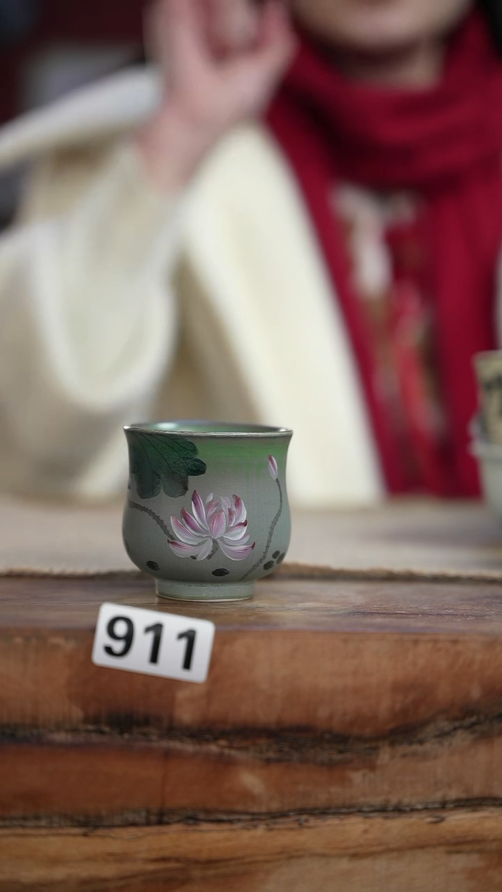 【闪购商品】杯等烟雨陶瓷手作杯911