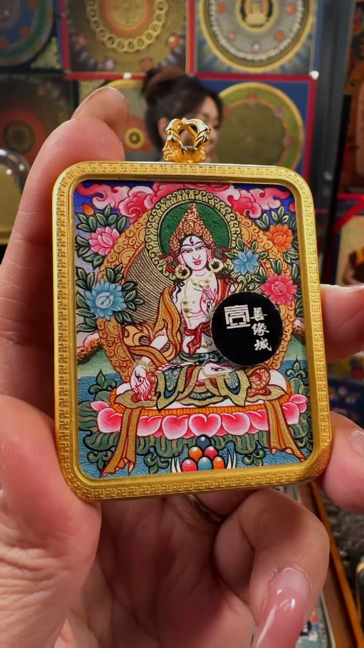 【闪购商品】吊坠 壹善缘城手绘唐卡新春大促白度