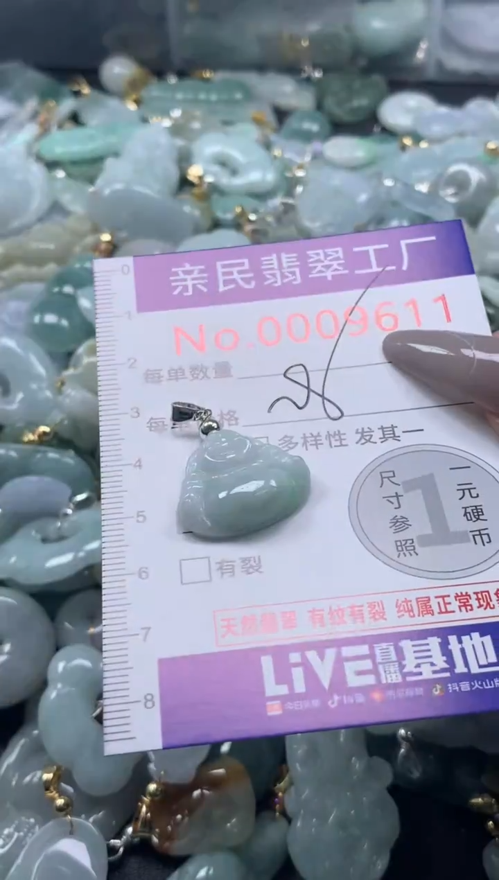 颈饰未镶嵌翡翠9611