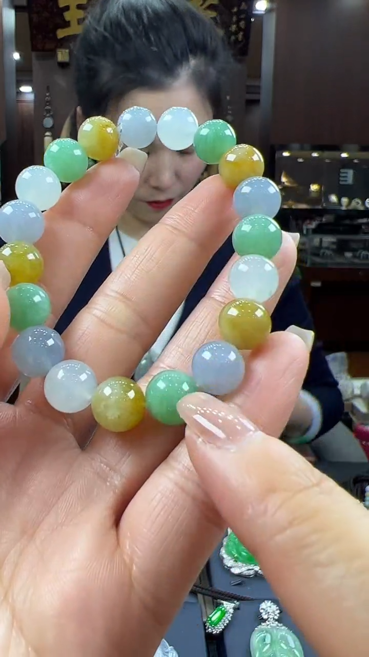 【闪购商品】翡翠挂件未镶嵌手串