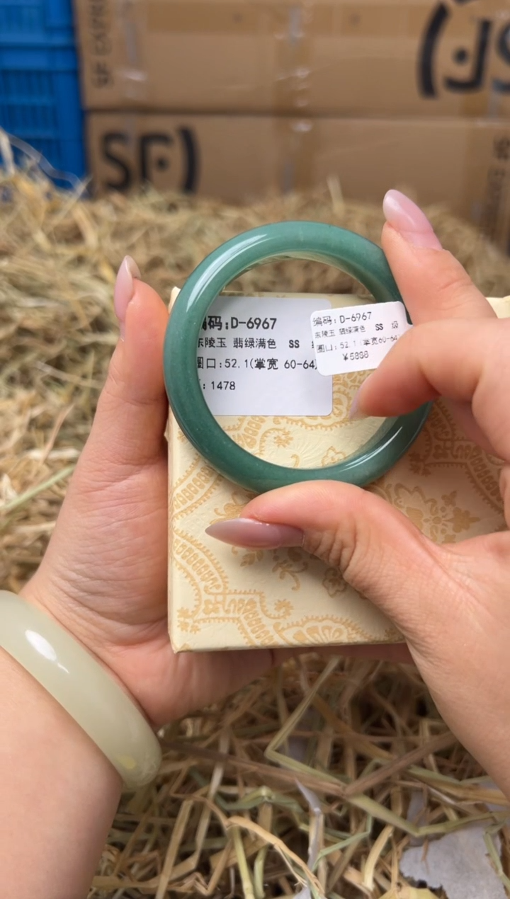 未镶嵌手镯石英质玉D-6967