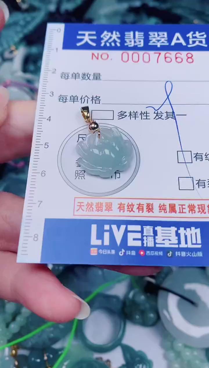 颈饰未镶嵌翡翠00007668
