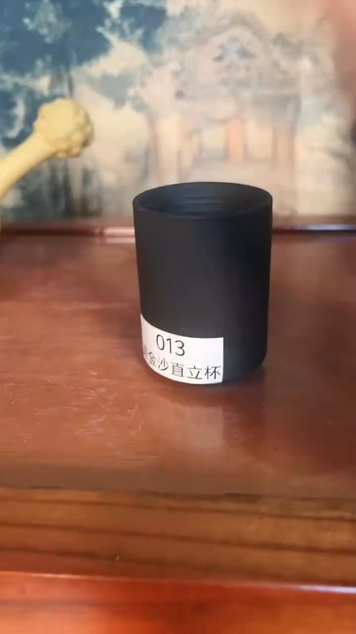 【闪购商品】013黑金沙直立杯全手老岩泥