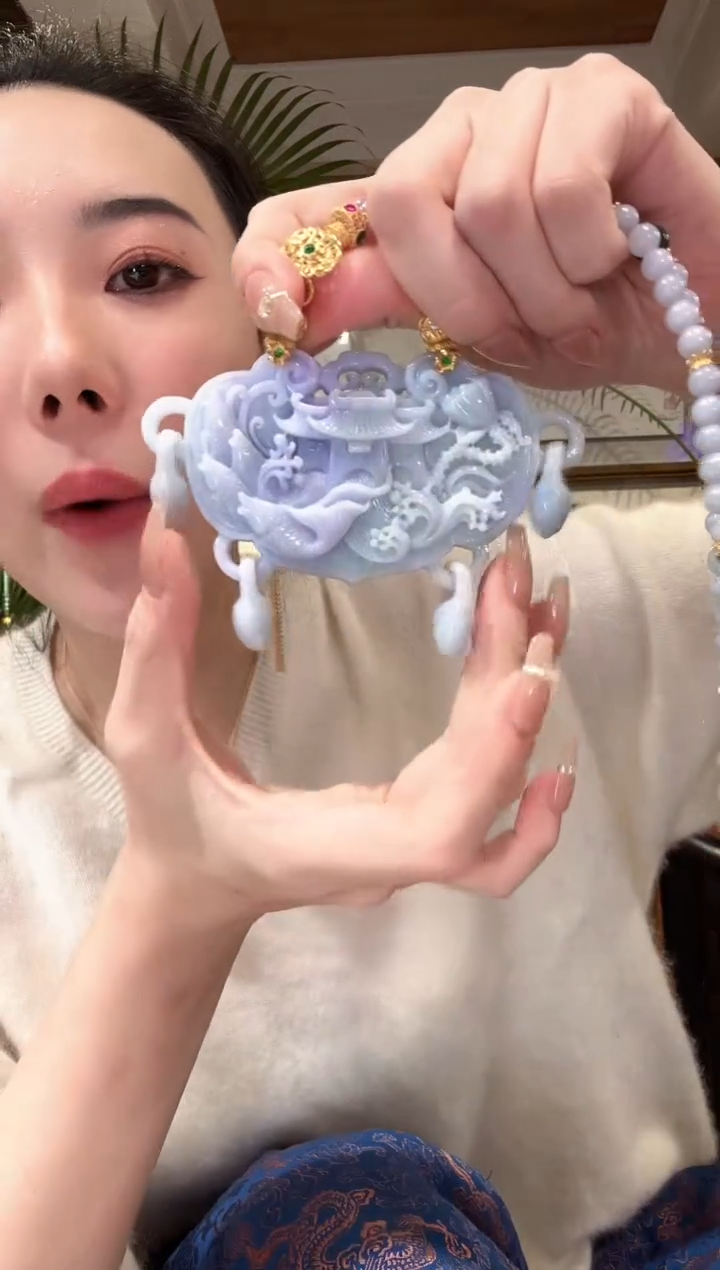 【闪购商品】翡翠颈饰未镶嵌国风