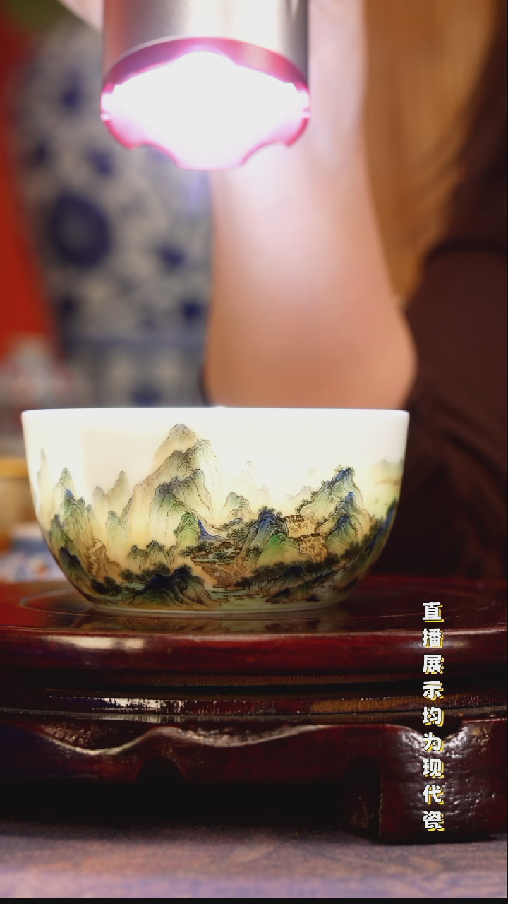 景德镇手工手绘陶瓷杯