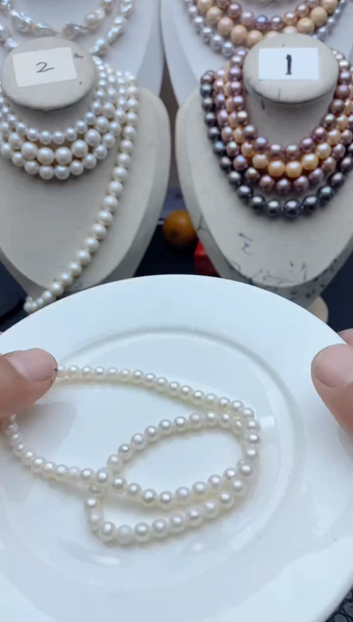 淡水珍珠未镶嵌颈饰2133