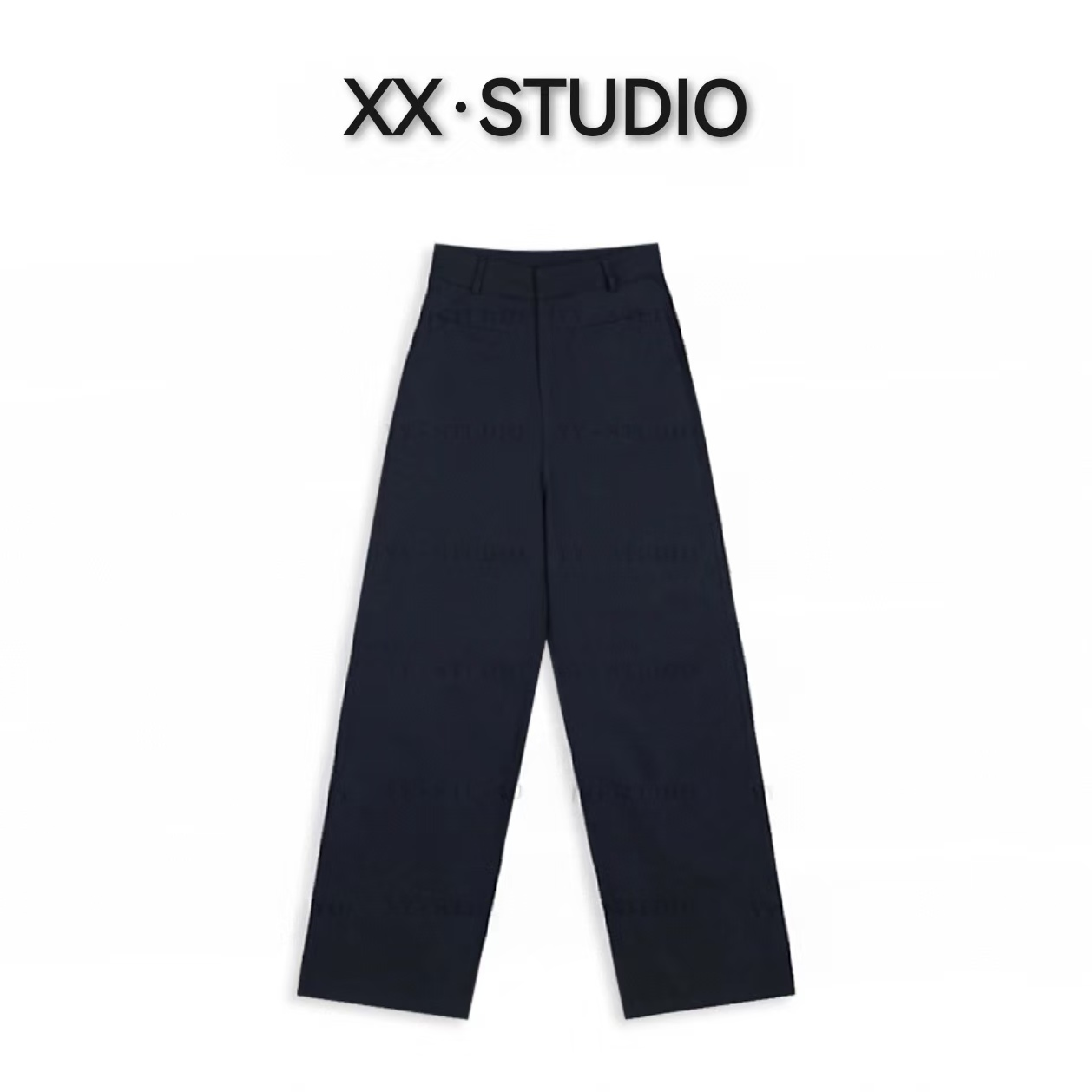 【SAN囍】（配腰带）高腰显瘦显高直筒休闲裤百搭长裤修身xx-2511