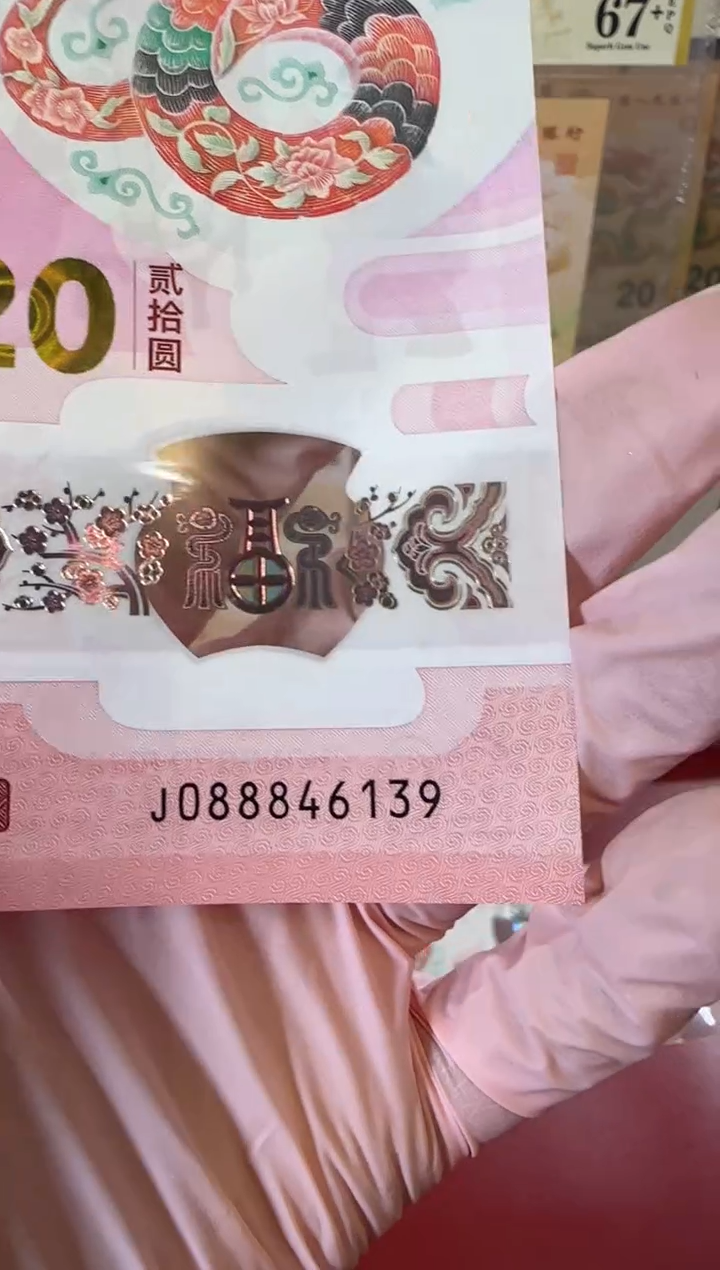 【闪购商品】塑料25蛇钞088846139单张裸