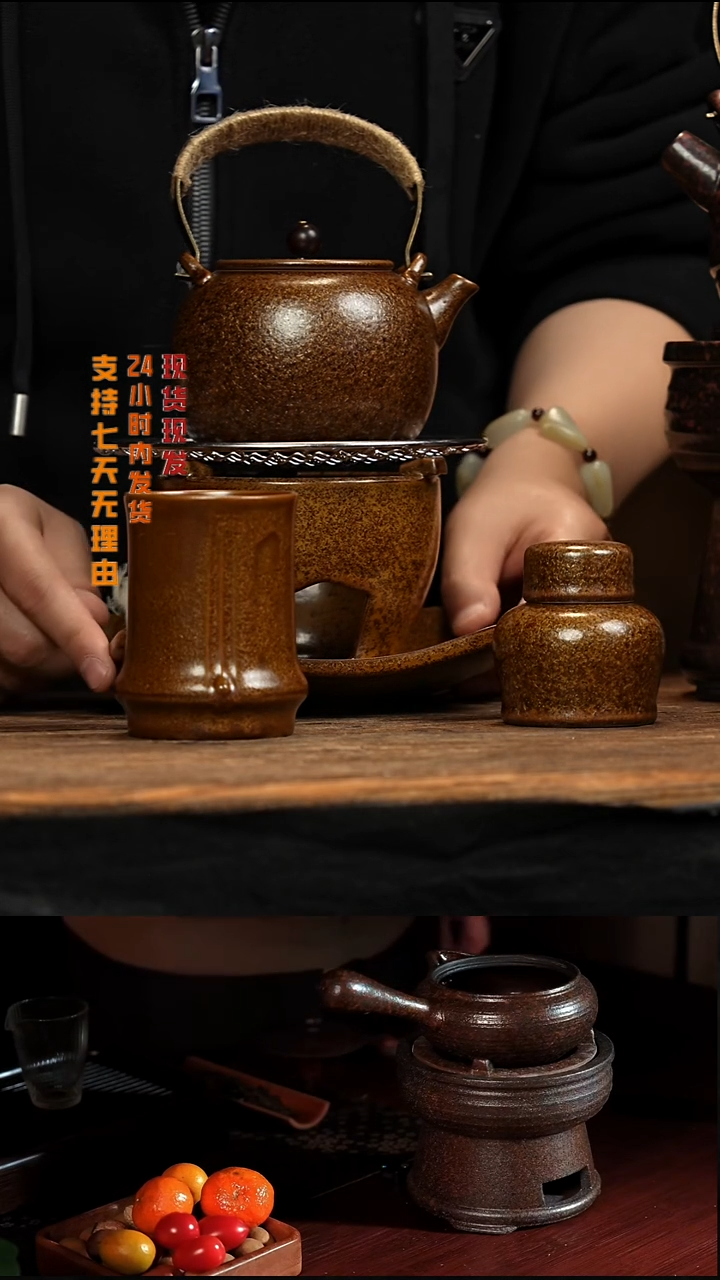 茶壶紫砂八戒茶器围炉煮茶