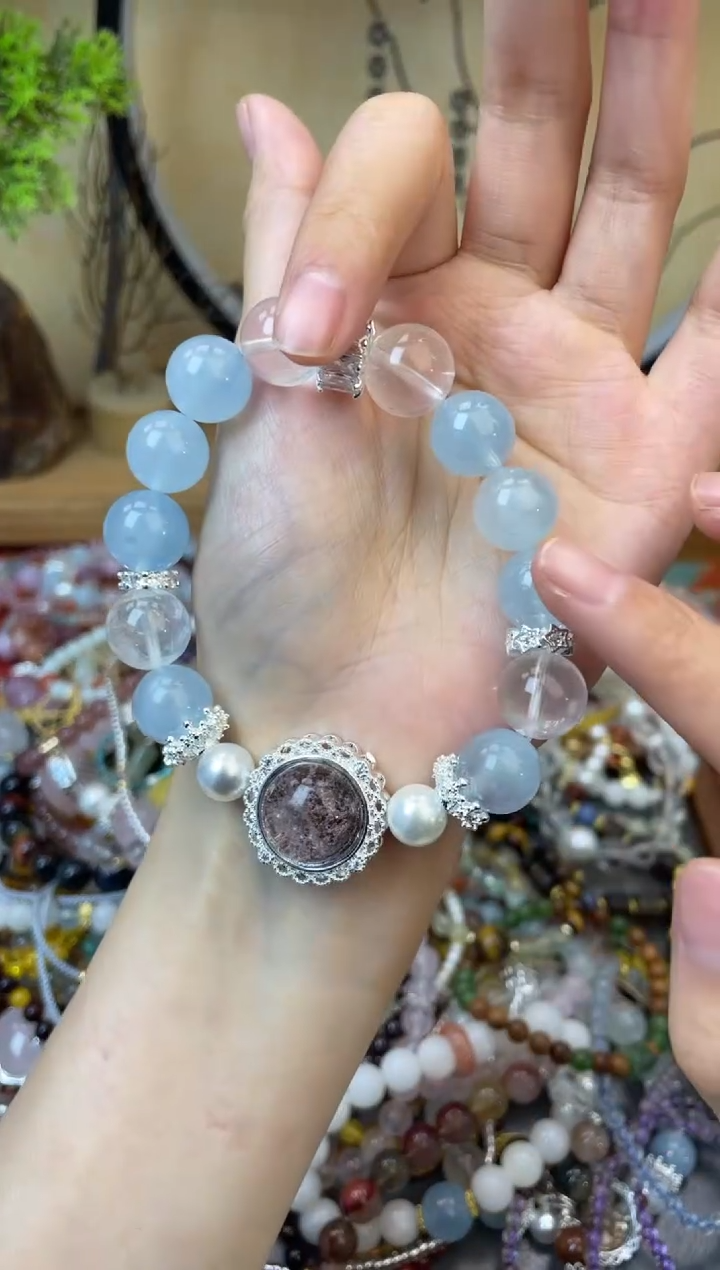 【闪购商品】海蓝宝石手链未镶嵌215