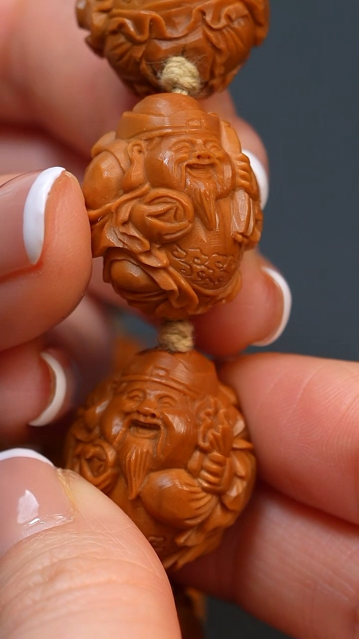 【闪购商品】橄榄核手串八大财神