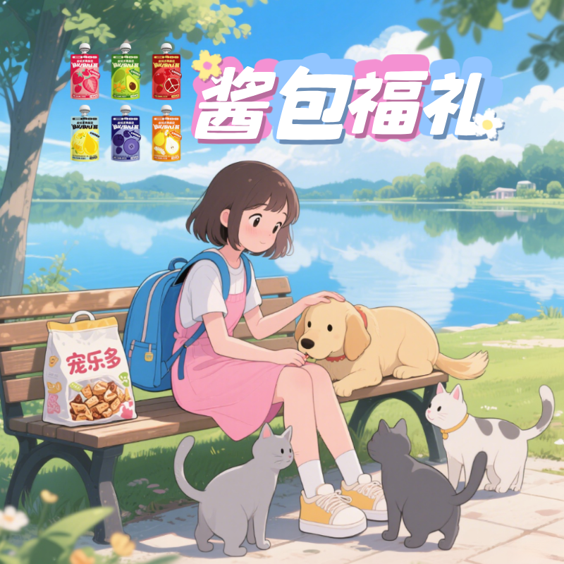 【酱包福利】宠乐多宠物仓库专用冻干酱包罐头合集
