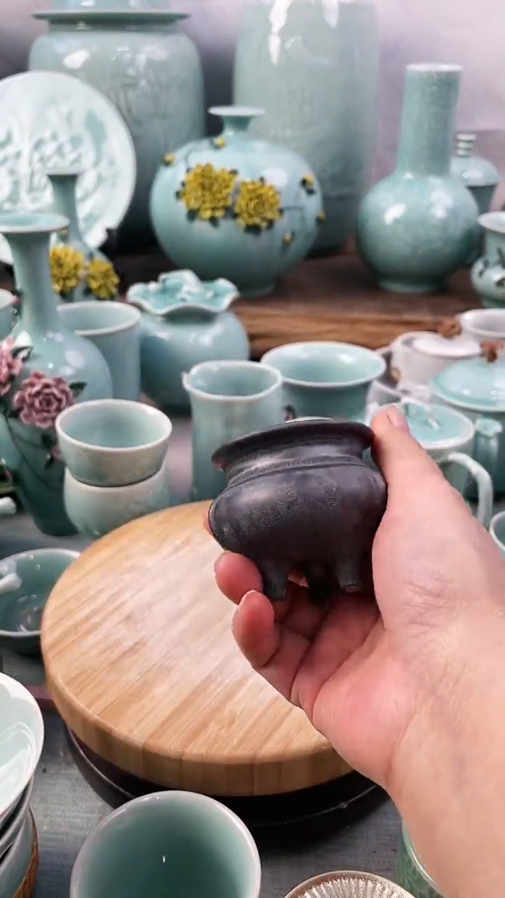 【闪购商品】特价 微瑕 慧仙青瓷