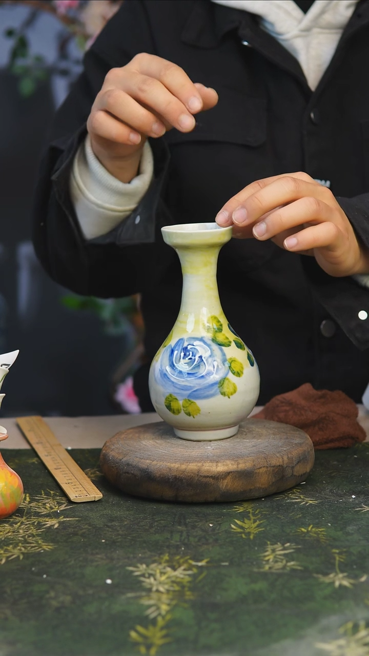 【闪购商品】景德镇高温手工陶瓷花器餐41