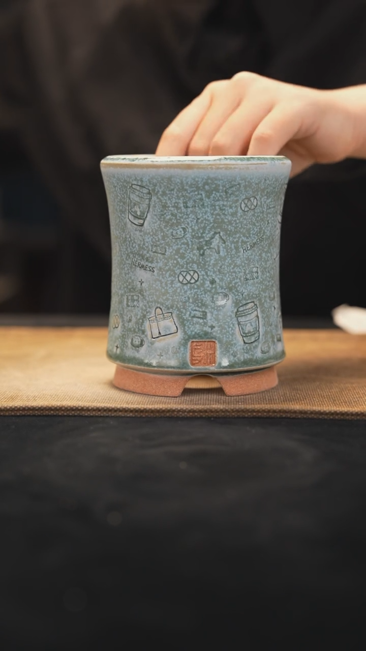 9-27-129花盆口径7.5特