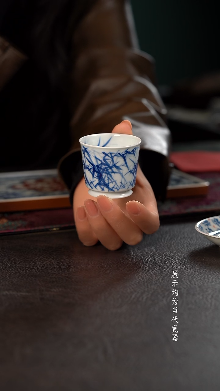 厚力煊清风竹小马蹄闻香杯 随机