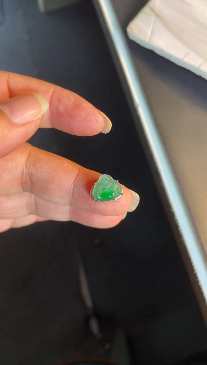 吊坠(不含链)银S925镶嵌翡翠1