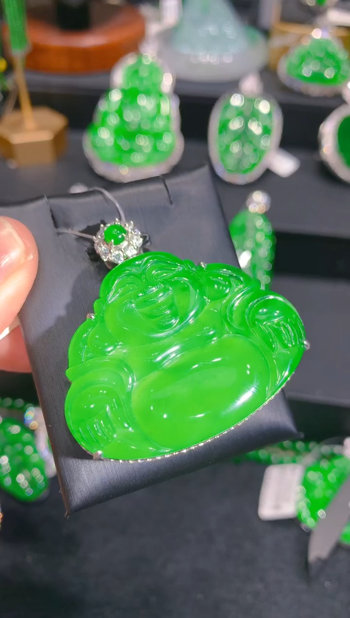 【闪购商品】翡翠颈饰银S925镶嵌67一季