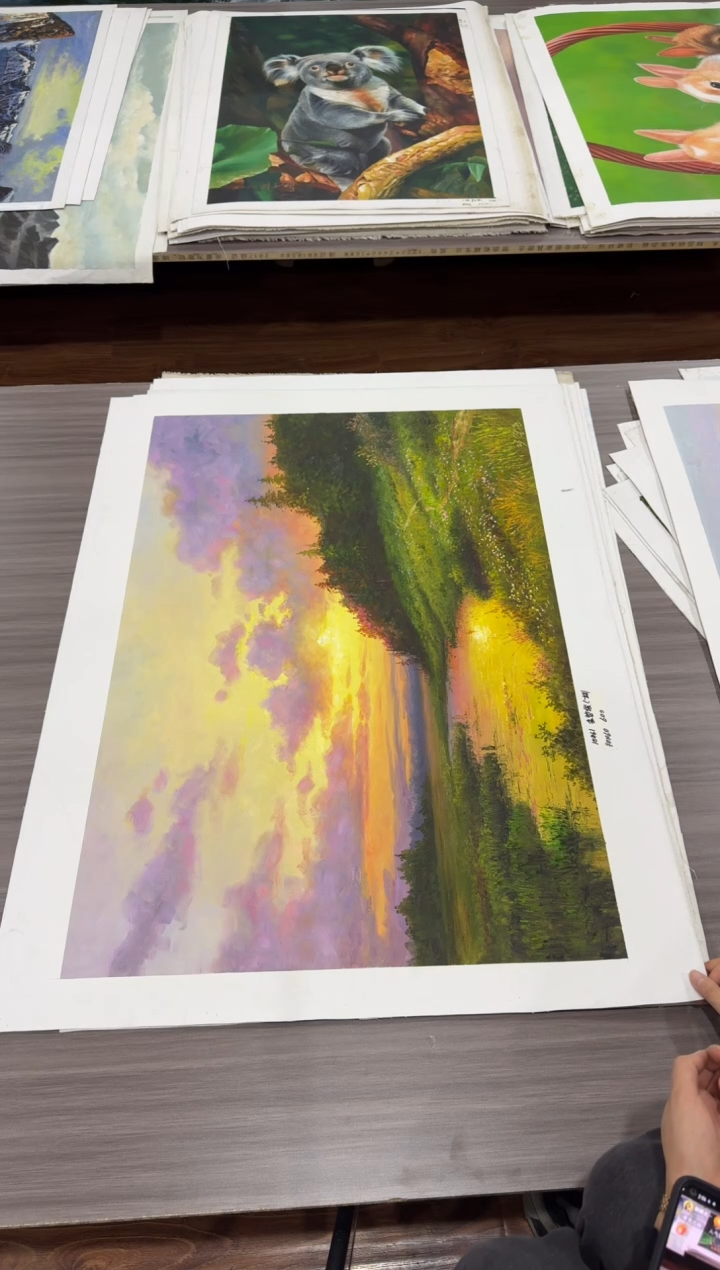油画【105号】约60*90丨朝鲜原创纯手绘孤品油画丨顺丰包邮