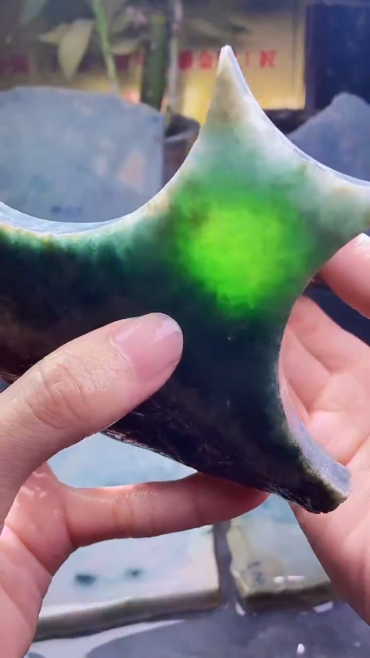 未镶嵌挂件翡翠小雨11