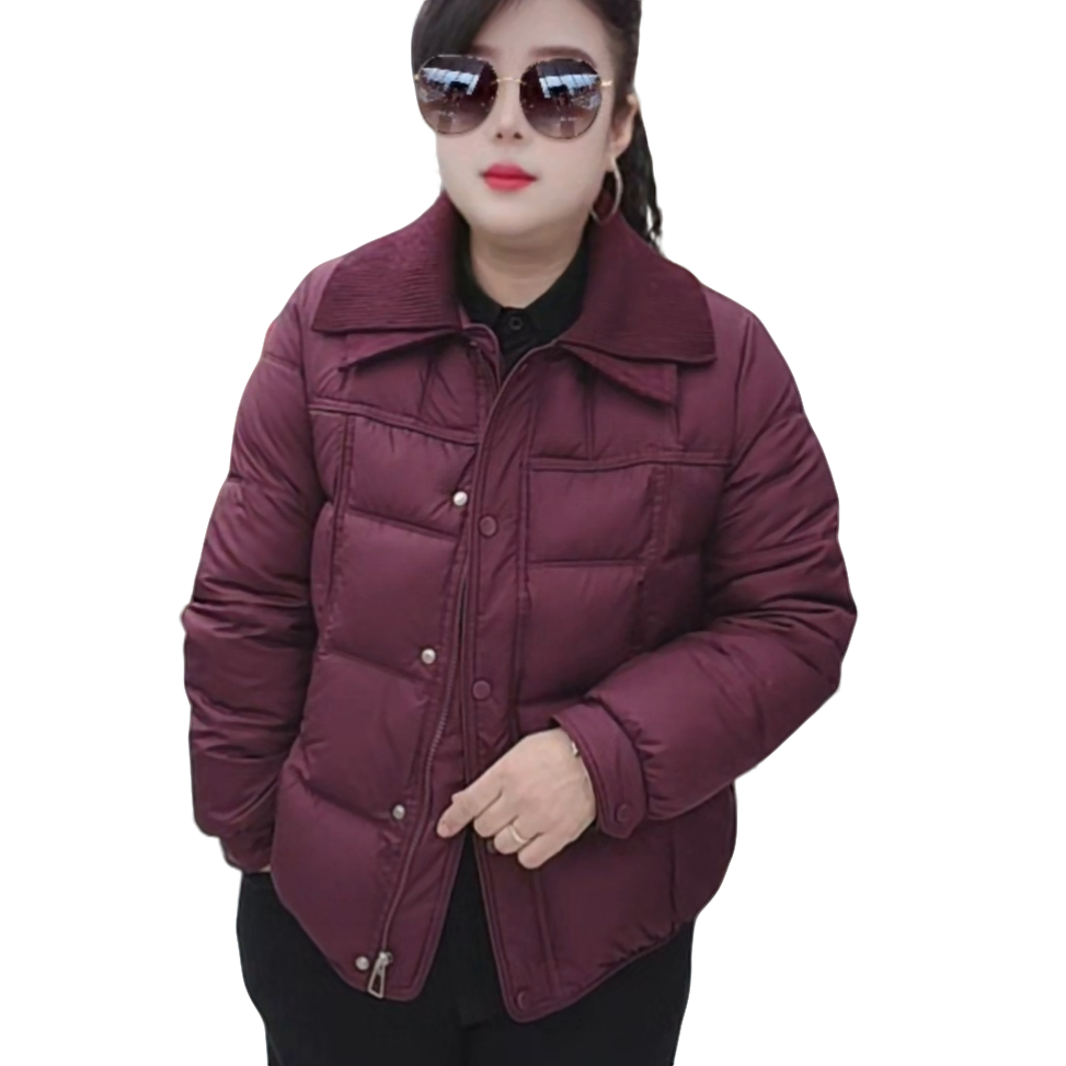 非凡秀冬季修身显瘦显气质百搭加厚女士棉服