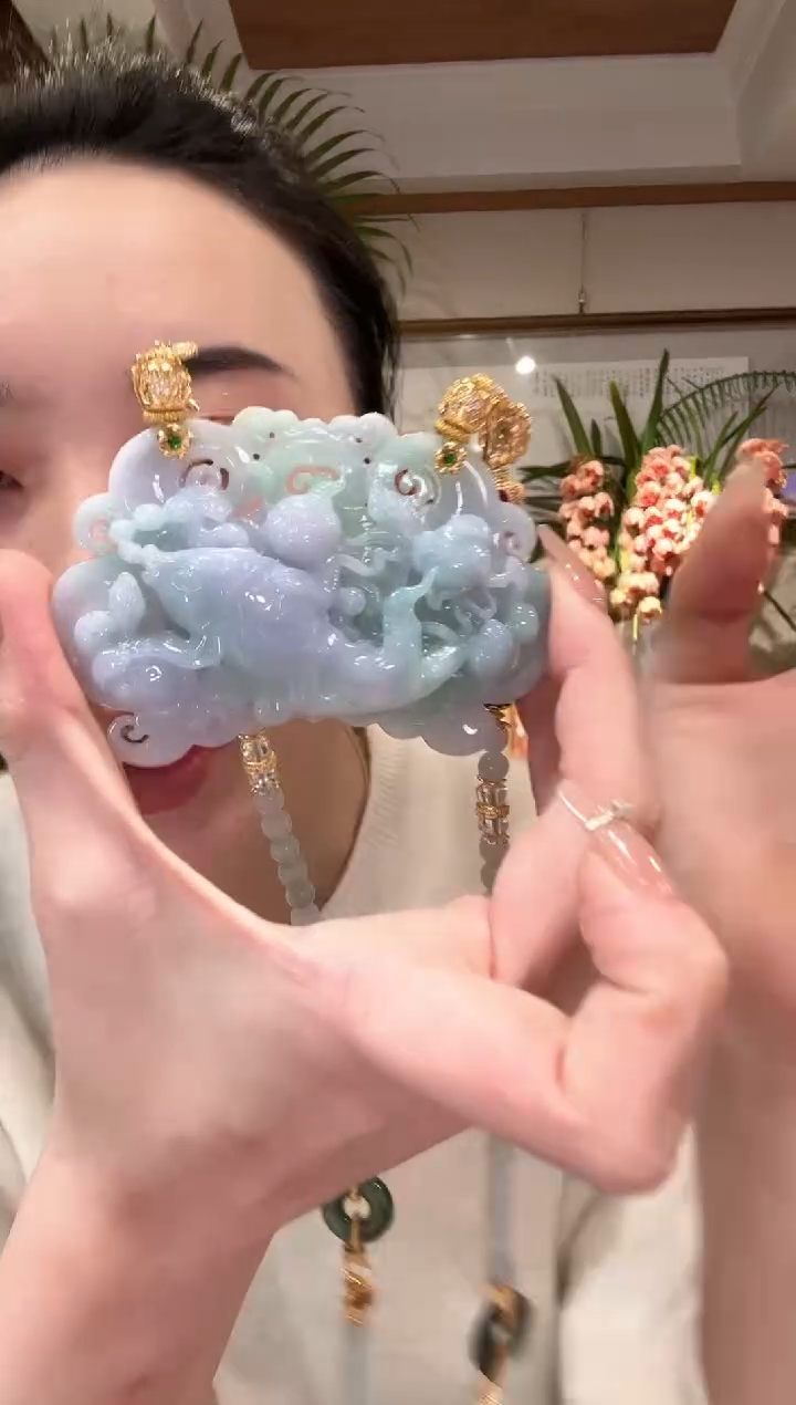 【闪购商品】翡翠颈饰未镶嵌国风