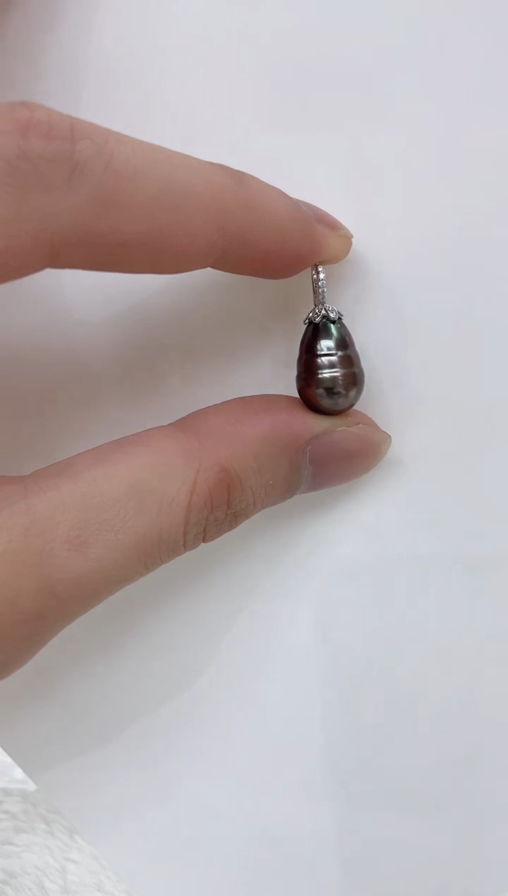 【闪购商品】海水珍珠颈饰银S925镶嵌海水珍珠吊坠