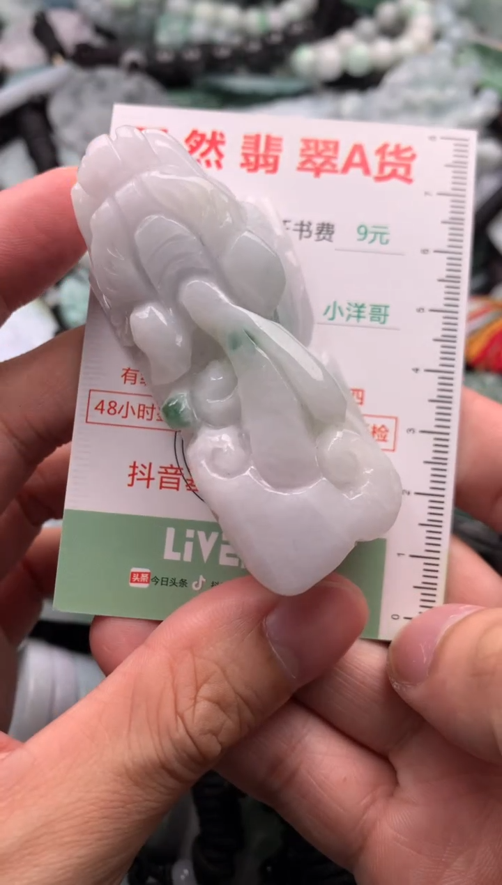 翡翠未镶嵌吊坠(不含链)1