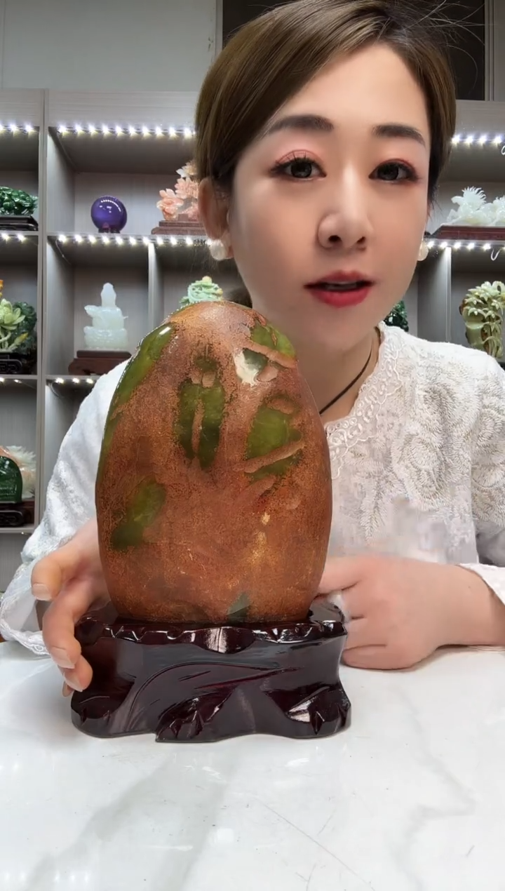 石材天然石材家居摆件办公室客厅玄关高档摆件