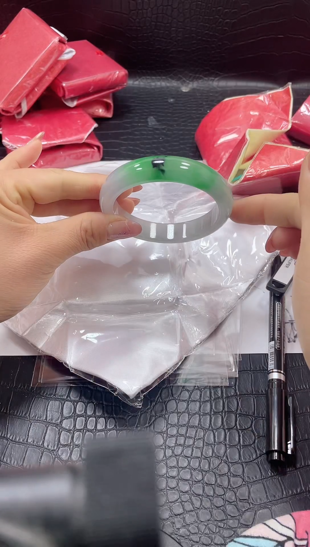 非金属无玲玲298号手镯61.3圈口