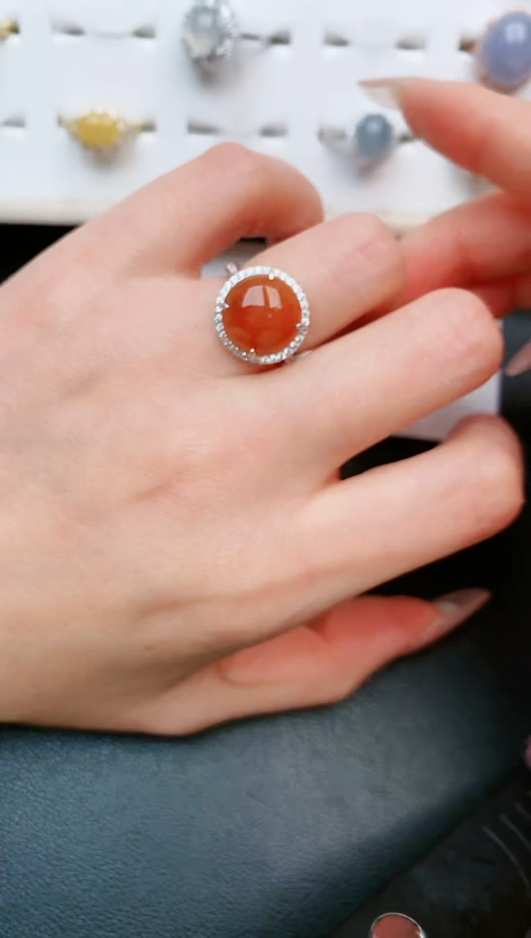 【闪购商品】翡翠戒指银S925镶嵌......