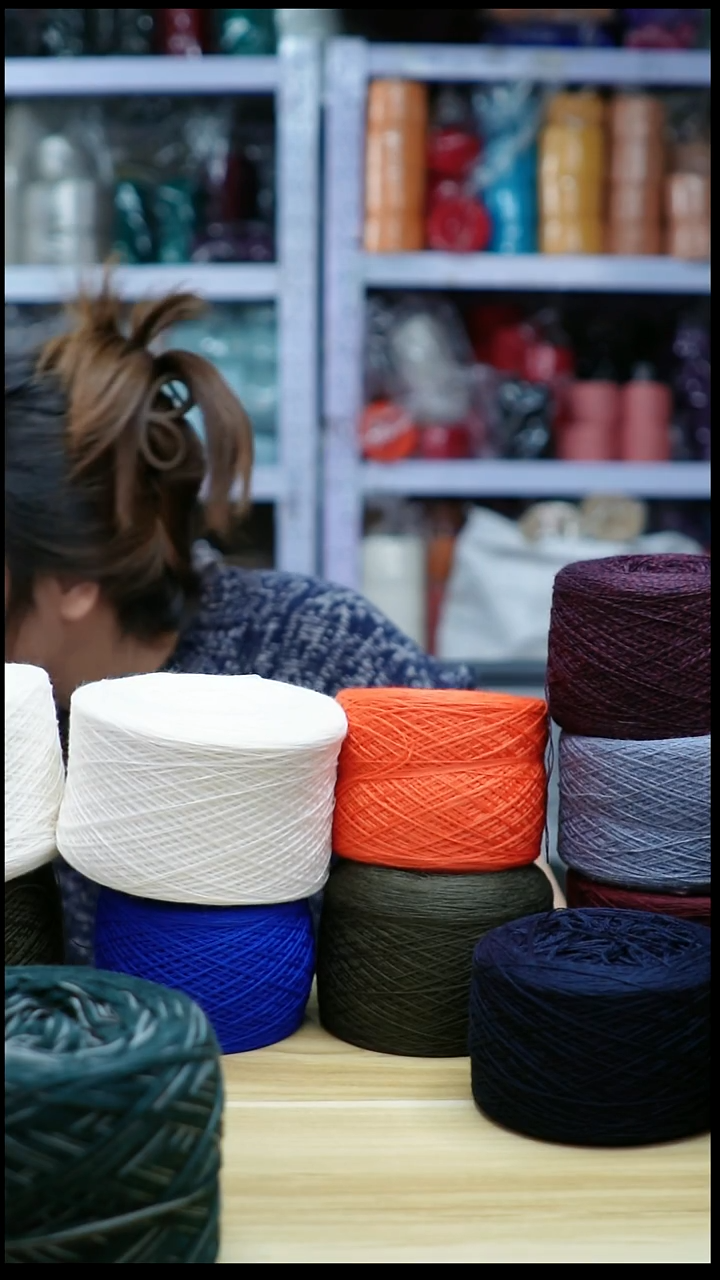 羊毛欢姐手编线D249